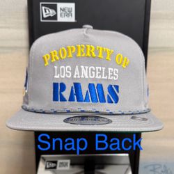 Property Of Los Angeles Rams New Era Snap Back Hat