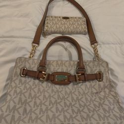 Authentic Michael Kors Purse And Wallet