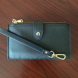 New Gold & Black Clutch Wallet 