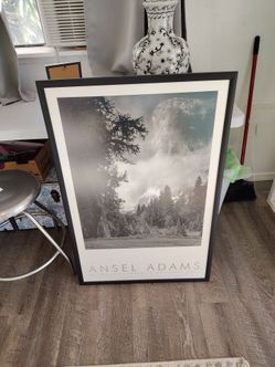 Ansel Adams framed poster El Capitan
