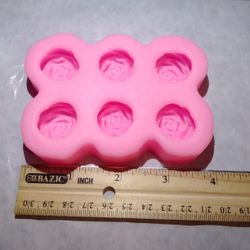 Rose Silicon Mold For Fondant Or Chocolate $8