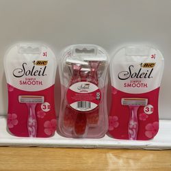 3pck Bic Soleil Simply Smooth Razor
