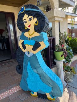 Princess Jasmine Piñata Handmade for decoration 5 feet tall