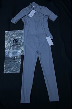 Grey Lululemon define jacket set