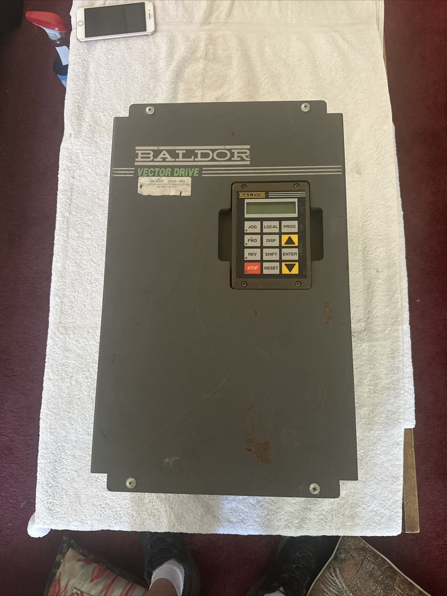 BALDOR VECTOR DRIVE VE0003A02 ~ ZD18H220 FADAL CNC ~ Y/D 15H 10K RPM ~ CAN DELIVER!!