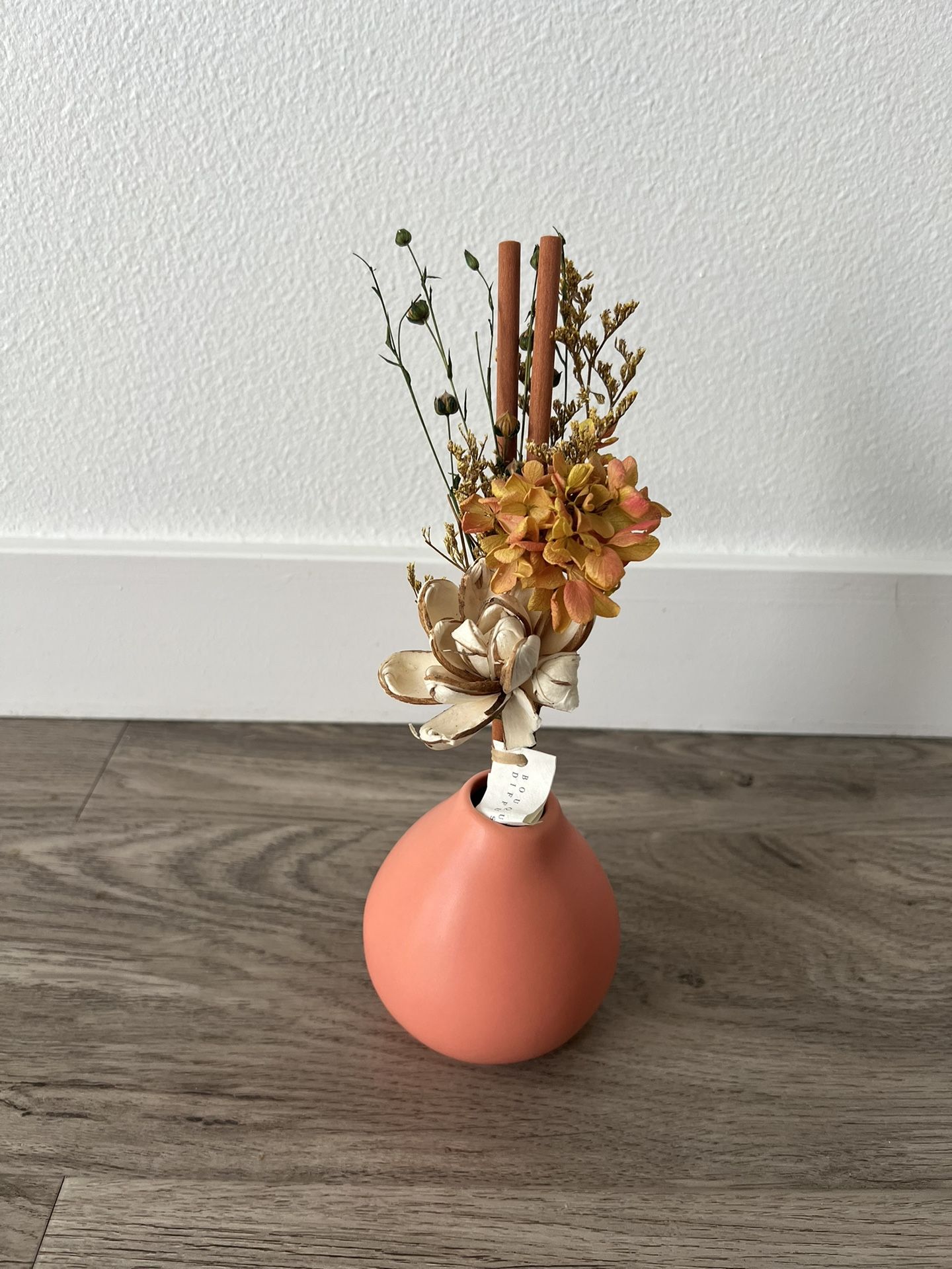 Anthropologie Small Vase w/ Dried Flowers