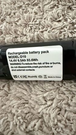 Neato robot vacuum rechargeable battery D 8to D10