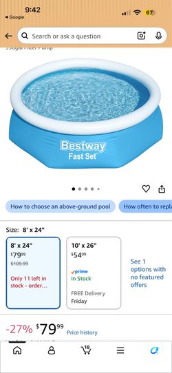 New pool