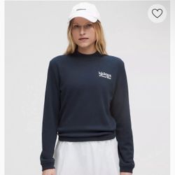 Lululemon Cotton French Terry Crewneck Pullover Tennis Club XS