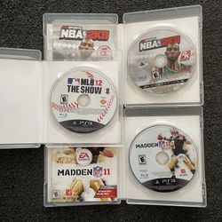 Bundle: NBA 2k9, MLB 12, Madden 11