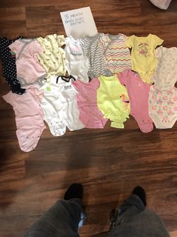 3 month Baby girl onesies
