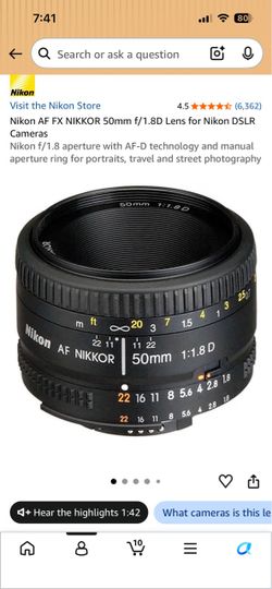 Lense for Nikon