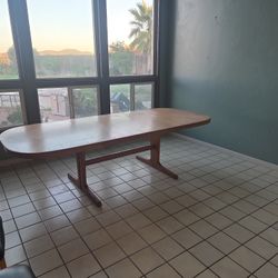 Huge Wood Dining Room Table