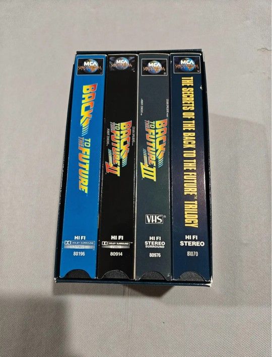 Back To The Future VHS Set