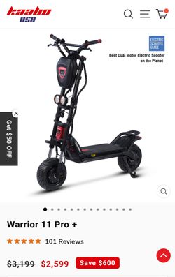 Kaabo Warrior 11 Pro With Key Ignition!