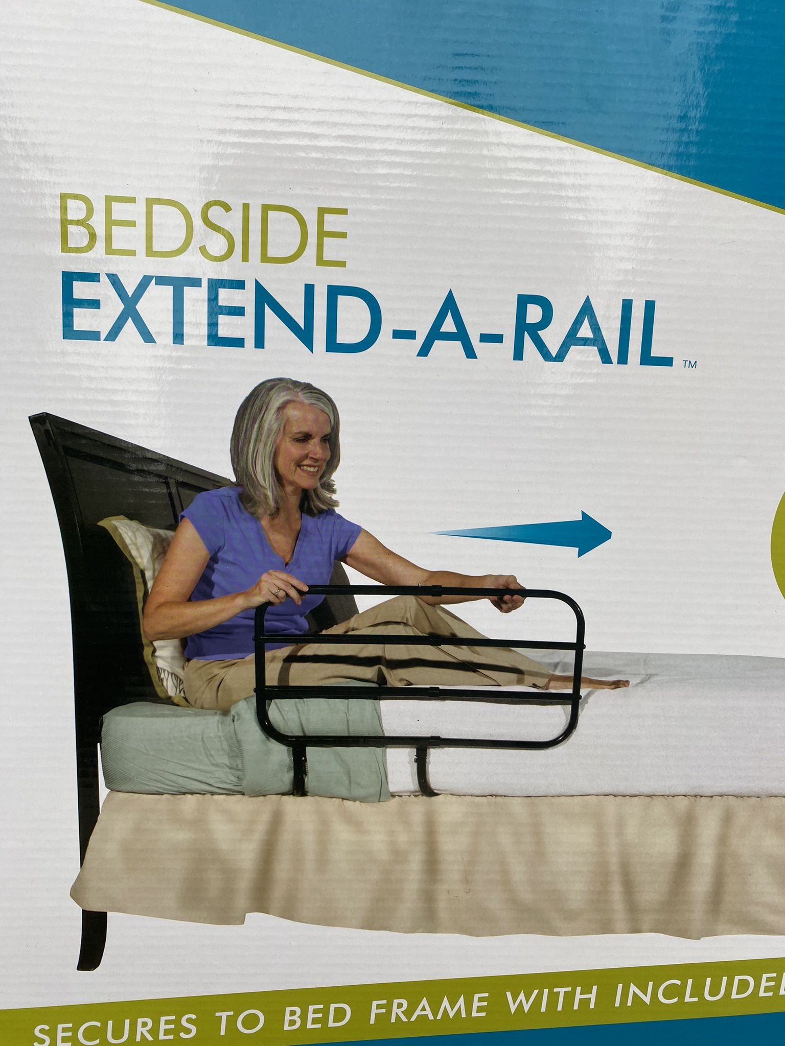 Ables Life Bedside Extendable Bed Rail for Elderly, Adjustable Safety Handle. Retails for $89.00 at Walmart.