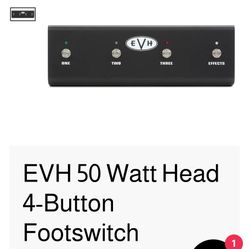 SEEKING A FOOTSWITCH EVH 5150iii 50watt