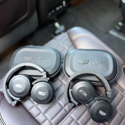 Cadillac Escalade AKG Wireless Headphones OEM Pair