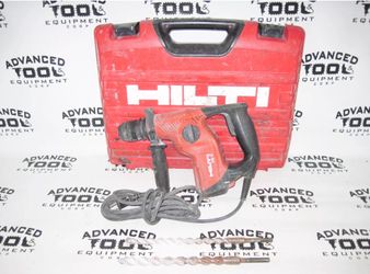 Hilti TE 7 Rotary Hammer Concrete Masonary Stone Drill with 2x Drill Bits & Case