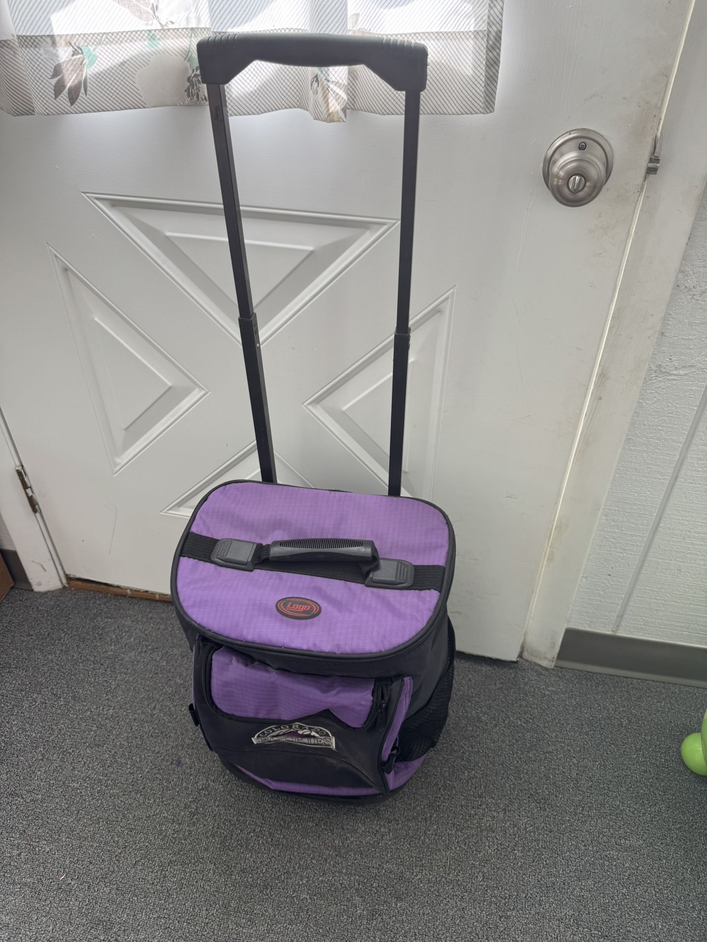COLORADO ROCKIES ROLLING or BACKPACK INSULATED COOLER WITH MLB LOGO BRAND GREAT
