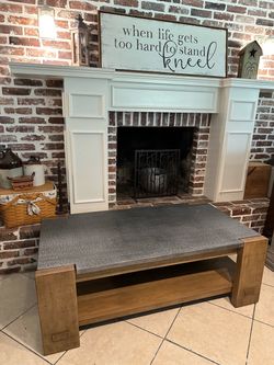 Beautiful Refinished Pottery Barn Westbrook Rectangle Coffee Table