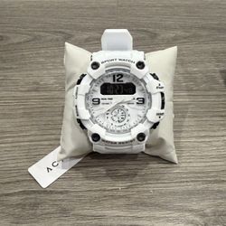 Activa Vextron X Invicta Digital Men's Watch - 52mm, White (ACW1637-005)