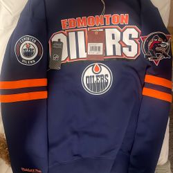 Edmonton Oilers Pull Over Crewneck Sweatshirt