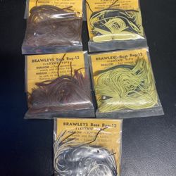 Vintage Fishing Bass Bug 12 Brawlery’s Lot Of 4 New Old Stock