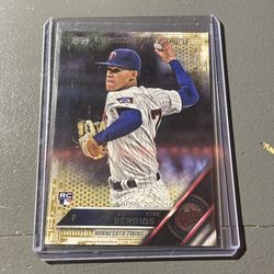 2016 Topps Update Jose Berrios ROOKIE DEBUT Gold Parallel #US228 - Serial Numbered 1079/2016