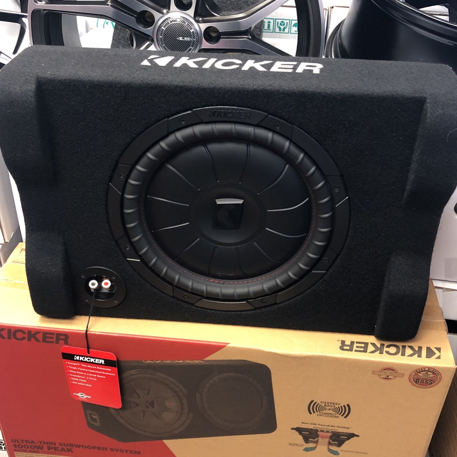 Kicker Down Firing 12 Inch CompVt Subwoofer On Sale For 249.99