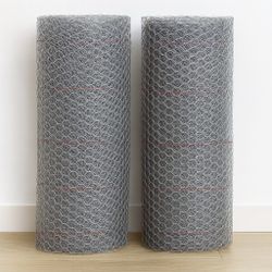 🐔 FOR SALE: 4ft x 50–75ft Galvanized Chicken Wire Rolls (2 Identical Rolls)

