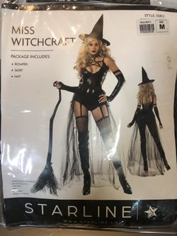 Miss Witchcraft Costume - BRAND NEW - Size Medium $20
