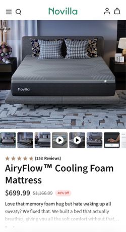 King Novilla Cooling-Foam Mattress