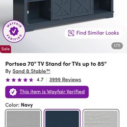 Portsea 70" TV Stand