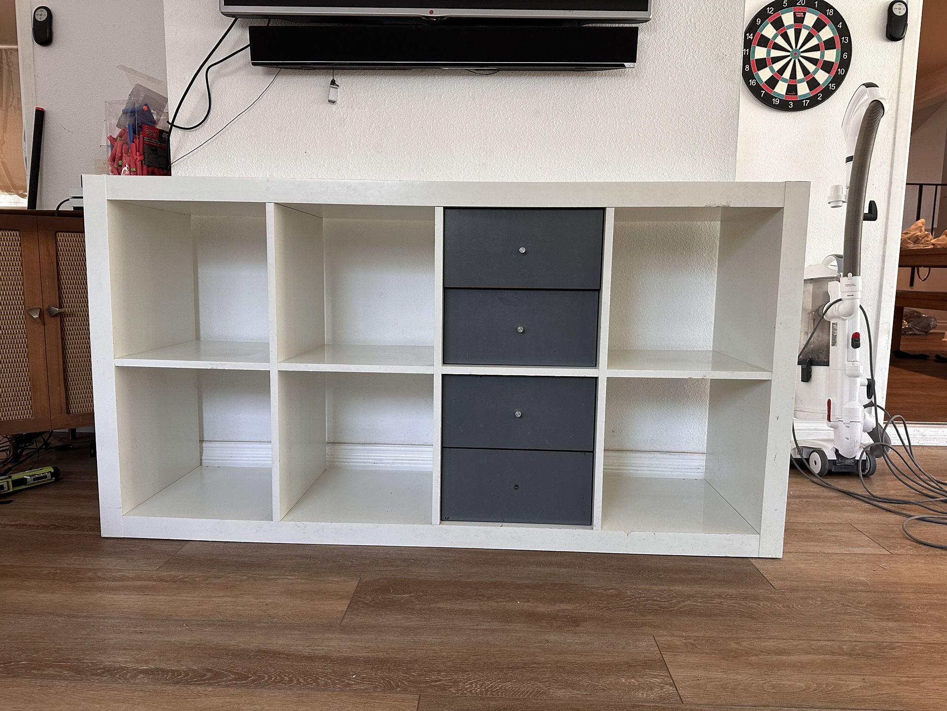 FREE - ikea Bookshelf With 4 Drawers Shown In Photos