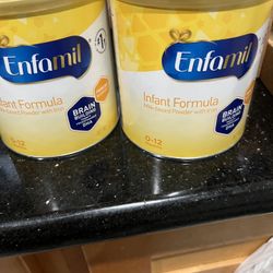 7 Cans Of Enfamil 