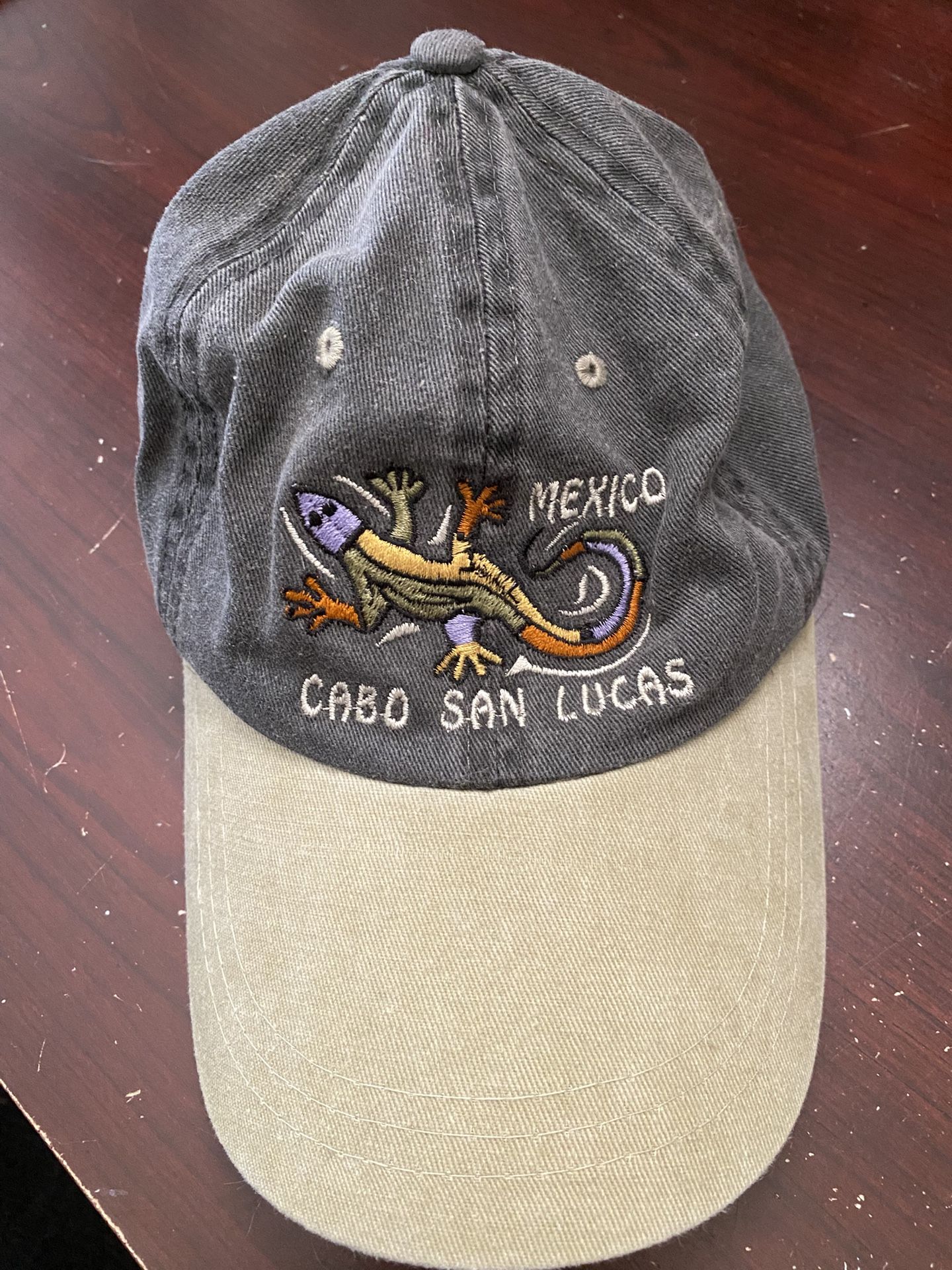 Mexico Hat - Classic Cabo San Lucas Lizard Hat. Genuine Made And Purchased In Mexico Adjustable