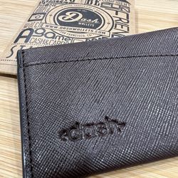 NEW Dash Wallets Espresso Saffiano Slim Wallet 3.0