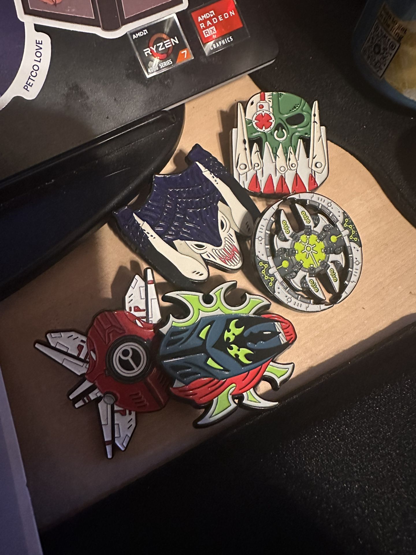 Warhammer Liber Xenologis Pin Badge Set Janus Draik Collection