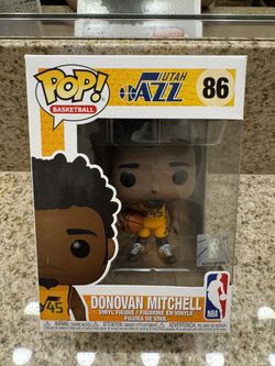 Donovan Mitchell Funko Pop NBA Basketball Utah Jazz Vinyl Figurine Figure Toy 86 