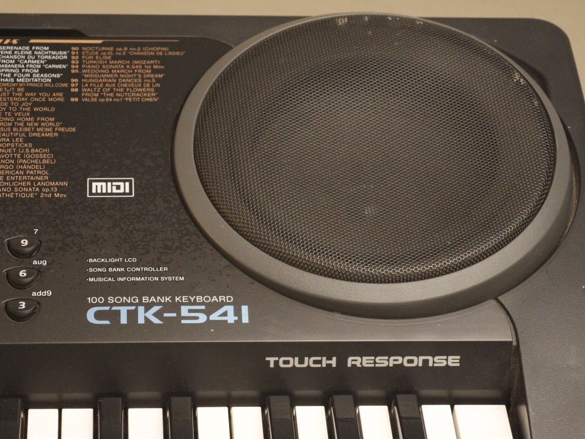 Casio CTK-541 Electronic Keyboard MIDI Tested Working 100 Tones No