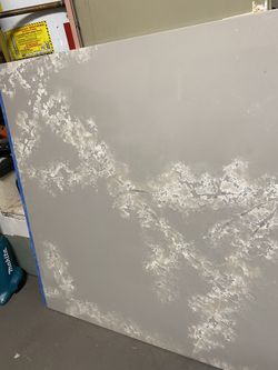 NEW Quartz Leftover From My Remodeling  Grey And White 54” X 50 1/2”