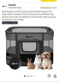 Small dog play pen