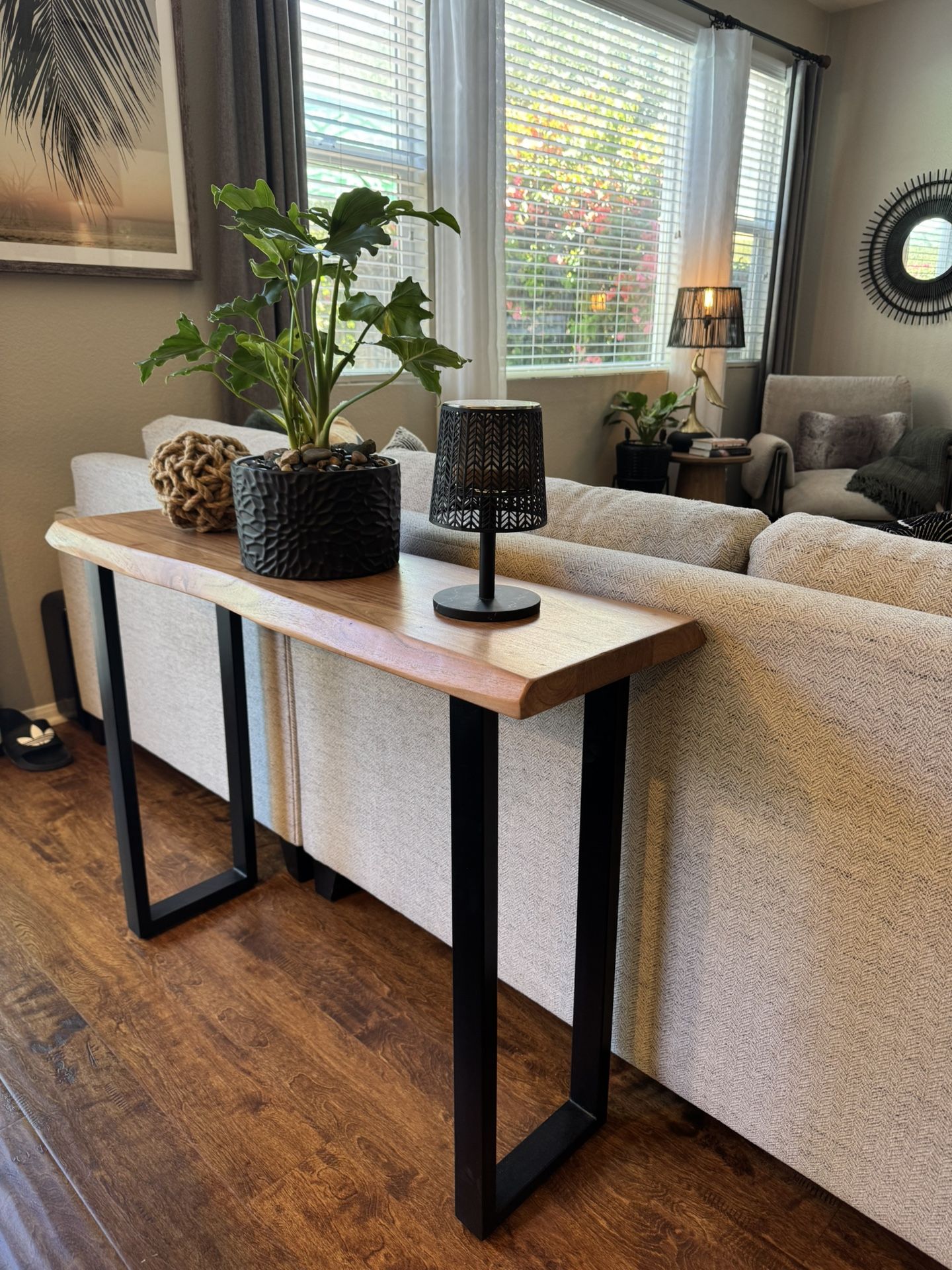 Beautiful Live Edge Console Table