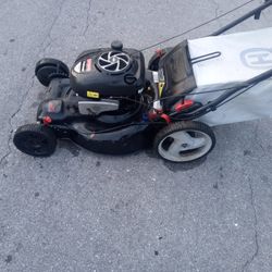 Craftsman Self Propelled Mulching Mower With High Back Wheels