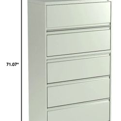 HON  Lateral Filing Cabinet 5 Drawer