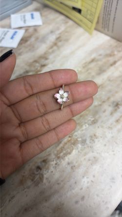 Cherry blossom pandora ring