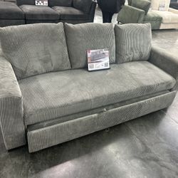 Convertible sofa Corduroy Style (sofa Bed) Roll Out Bed 
