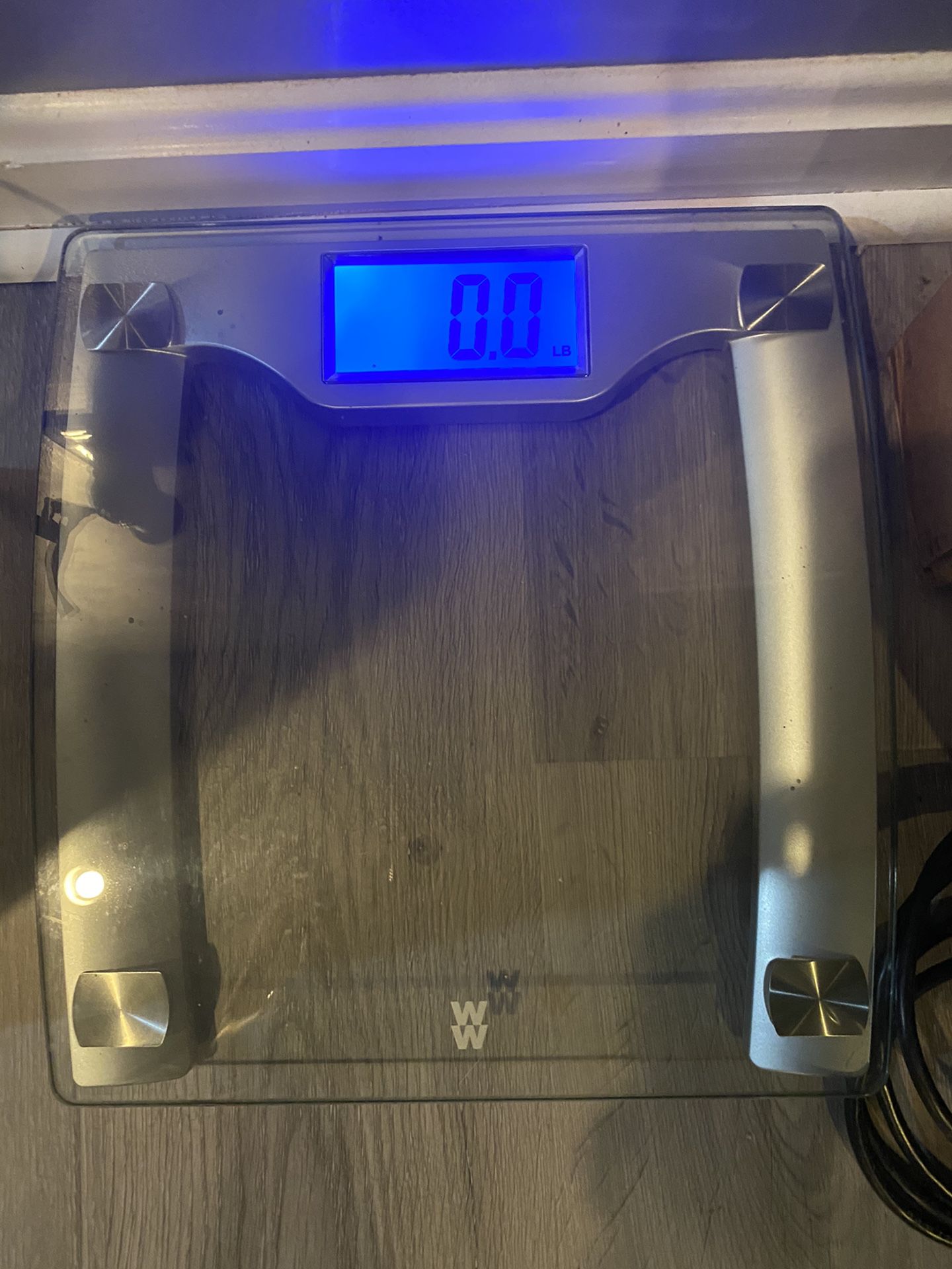 Weight Watchers glass scale
