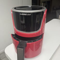 GoWISE USA Air Fryer – Red (3.7 Qt)